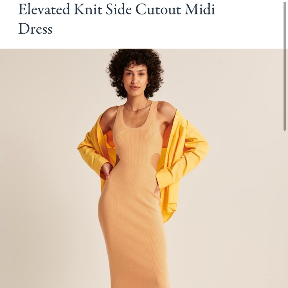 NWT cutout midi dress